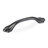 Hardware Resources 4-1/4" Overall Length Cabinet Pull - 3" center-to-center Holes - Screws Included - Gun Metal - 3208DACM