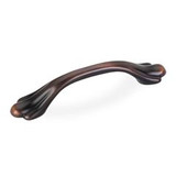 Hardware Resources 4-1/4" Overall Length Cabinet Pull - Screws Included - Brushed Oil Rubbed Bronze - 3208DBAC