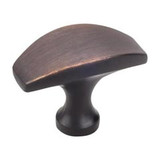 Hardware Resources 382DBAC 1-1/2" Overall Length Cabinet Knob - Screws Included - Brushed Oil Rubbed Bronze