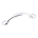 Hardware Resources 4-5/8" Overall Length Cabinet Pull - Screws Included - Polished Chrome - 647-3PC
