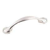 Hardware Resources 4-5/8" Overall Length Cabinet Pull - Screws Included - Satin Nickel - 647-3SN