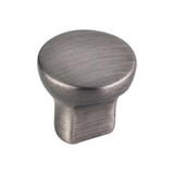 Hardware Resources 1" Diameter Cabinet Knob - Screws Included - Brushed Pewter - 239BNBDL