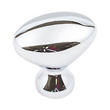Hardware Resources 1-1/4" Diameter Zinc Cabinet Knob - Screws Included - Polished Chrome - 897L-PC