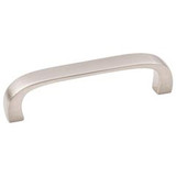 Hardware Resources 3-1/2" Overall Length Cabinet Pull - Screws Included - Satin Nickel - 984-3SN