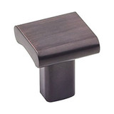 Hardware Resources 183DBAC 1" Diameter Cabinet Knob - Screws Included - Brushed Oil Rubbed Bronze