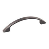 Hardware Resources 8004-DBAC 4-7/8" Overall Length Decorative Cabinet Pull - 96 mm center-to-center Holes - Screws Included - Brushed Oil Rubbed Bronze