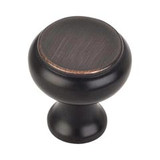Hardware Resources 3898DBAC 1-1/4" Diameter Cabinet Knob - Screws Included - Brushed Oil Rubbed Bronze