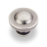 Hardware Resources Z111-BNDL 1-1/4" Diameter Cabinet Knob - Screws Included - Distressed Pewter