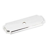 Hardware Resources B812-PC 2-13/16" x 1" Cabinet Knob Backplate. Finish: Polished Chrome