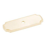 Hardware Resources B812-SB 2-13/16" x 1" Cabinet Knob Backplate. Finish: Satin Brass