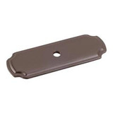 Hardware Resources B812-ORB 2-13/16" x 1" Cabinet Knob Backplate. Finish: Dark Bronze