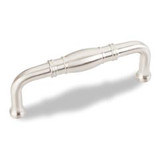 Hardware Resources Z290-3-SN 3-3/8" Overall Length Cabinet Pull - Screws Included - Satin Nickel