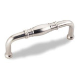 Hardware Resources 3-3/8" Overall Length Cabinet Pull - Screws Included - Brushed Pewter - Z290-3-BNBDL