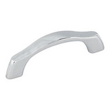 Hardware Resources 4-1/16" Overall Length Cabinet Pull - 3" Center to Center - Screws Included - Polished Chrome - 993-3PC