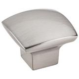 Hardware Resources 1-3/16" Diameter Cabinet Bail Knob. Packaged with one 8-32 x 1-1/8" screw - Screws Included - Satin Nickel - 431SN