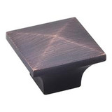 Hardware Resources 1-1/4" Overall Length Cabinet Knob - Screws Included - Brushed Oil Rubbed Bronze - 595DBAC