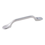 Hardware Resources 5-3/4" Overall Length Cabinet Pull - 96 mm center-to-center Holes - Screws Included - Polished Chrome - 254-96PC