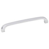 Hardware Resources 5-1/2" Overall Length Cabinet Pull - Screws Included - 128 mm center-to-center Holes - Polished Chrome - 984-128PC