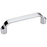 Hardware Resources 239-96PC 4-5/16" Overall Length Scroll Cabinet Pull - 96 mm center-to-center Holes - Screws Included - Polished Chrome