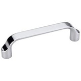 Hardware Resources 4-5/16" Overall Length Scroll Cabinet Pull - 96 mm center-to-center Holes - Screws Included - Polished Chrome - 239-96PC