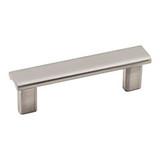 Hardware Resources 3-3/4" Overall Length Cabinet Pull - Screws Included - Satin Nickel - 183-3SN