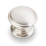 Hardware Resources 1-1/4" Diameter Cabinet Knob - Screws Included - Satin Nickel - 3980-SN