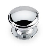 Hardware Resources 1-1/4" Diameter Cabinet Knob - Screws Included - Polished Chrome - 3980-PC