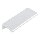 Hardware Resources 4" Overall Length Tab Pull - 76 mm center-to-center Holes - Screws Included - Polished Chrome - A500-4PC