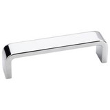 Hardware Resources 4" Overall Length Cabinet Pull - 96 mm center-to-center Holes - Screws Included - Polished Chrome - 193-96PC