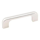 Hardware Resources 3-11/16" Overall Length Cabinet Pull - Screws Included - Polished Nickel - 264-3NI
