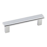 Hardware Resources 4-1/2" Overall Length Cabinet Pull - 96 mm center-to-center Holes - Screws Included - Polished Chrome - 183-96PC