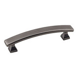Hardware Resources 4-3/4" Overall Length Cabinet Pull - 96 mm center-to-center Holes - Screws Included - Brushed Pewter - 449-96BNBDL