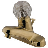 Kingston Brass Single Handle Lavatory Faucet with Pop-Up Drain - Polished Brass KB522