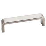 Hardware Resources 4-1/4" Overall Length Cabinet Pull - Screws Included - 4" center-to-center Holes - Satin Nickel - 193-4SN