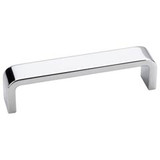 Hardware Resources 4-1/4" Overall Length Cabinet Pull - Screws Included - 4" center-to-center Holes - Polished Chrome - 193-4PC