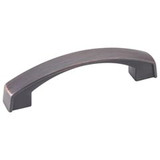 Hardware Resources 4-3/16" Overall Length Cabinet Pull - 96 mm center-to-center Holes - Screws Included - Brushed Oil Rubbed Bronze - 549-96DBAC