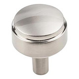 Hardware Resources 1-1/8" Diameter Cabinet Knob - Screws Included - Satin Nickel - 885SN