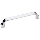 Hardware Resources 5-9/16" Overall Length Scroll Cabinet Pull - Screws Included - 128 mm center-to-center Holes - Polished Chrome - 239-128PC