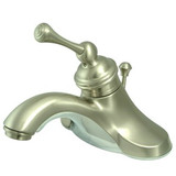 Kingston Brass Single Handle Lavatory Faucet with Pop-Up Drain - Brushed Nickel - KB3548BL