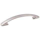 Hardware Resources 6-5/16" Overall Length Cabinet Pull - Screws Included - 128 mm center-to-center Holes - Satin Nickel - 771-128SN