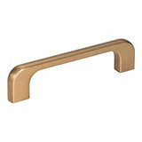 Hardware Resources 4-7/16" Overall Length Cabinet Pull - 96 mm center-to-center Holes - Screws Included - Satin Bronze - 264-96SBZ