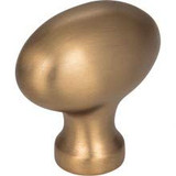 Hardware Resources 1-9/16" Overall Length Football Cabinet Knob- Screws Included - Satin Bronze - 3991SBZ