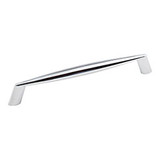 Hardware Resources 7-1/16" Overall Length Cabinet Pull - 160 mm center-to-center Holes - Screws Included - Polished Chrome - 988-160PC