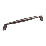Hardware Resources 7-1/16" Overall Length Cabinet Pull - 160 mm center-to-center Holes - Screws Included - Brushed Pewter - 988-160BNBDL