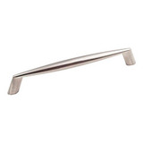 Hardware Resources 7-1/16" Overall Length Cabinet Pull - 160 mm center-to-center Holes - Screws Included - Satin Nickel - 988-160SN