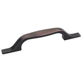 Hardware Resources 6-1/2" Overall Length Cabinet Pull - 96 mm center-to-center Holes - Screws Included - Brushed Oil Rubbed Bronze - 382-96DBAC
