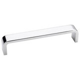 Hardware Resources 5-1/4" Overall Length Cabinet Pull - Screws Included - 128 mm center-to-center Holes - Polished Chrome - 193-128PC