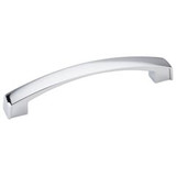 Hardware Resources 5-1/2" Overall Length Cabinet Pull - Screws Included - 128 mm center-to-center Holes - Polished Chrome - 549-128PC