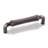 Hardware Resources 4-3/16" Overall Length Gavel Cabinet Pull - 96 mm center-to-center Holes - Screws Included - Brushed Oil Rubbed Bronze - 537DBAC