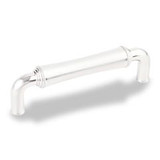 Hardware Resources 537SN 4-3/16" Overall Length Gavel Cabinet Pull - 96 mm center-to-center Holes - Screws Included - Satin Nickel